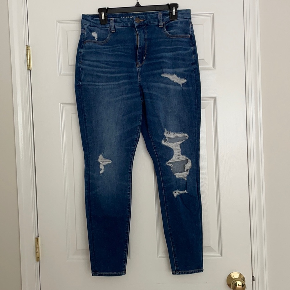 AE curvy hi-rise jeggings